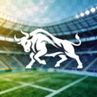 牛八体育官方Logo - 活力橙色与深蓝色交织的体育品牌标识